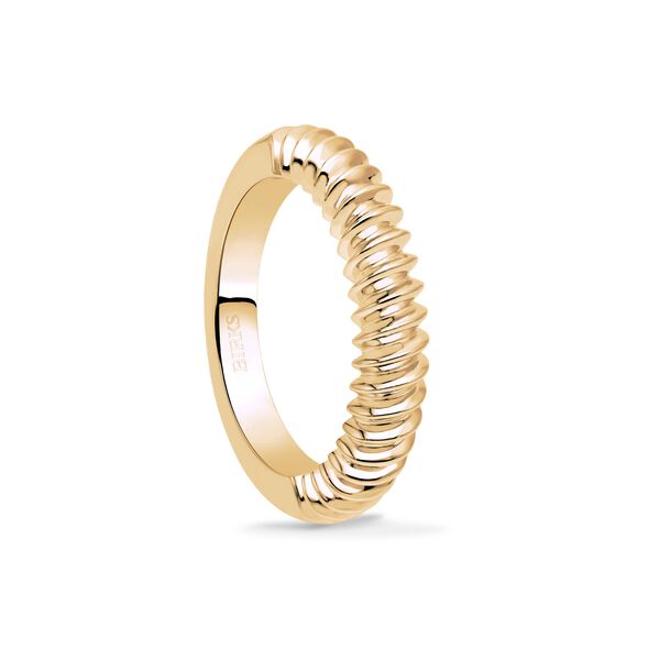 Yellow Gold Spiral Ring